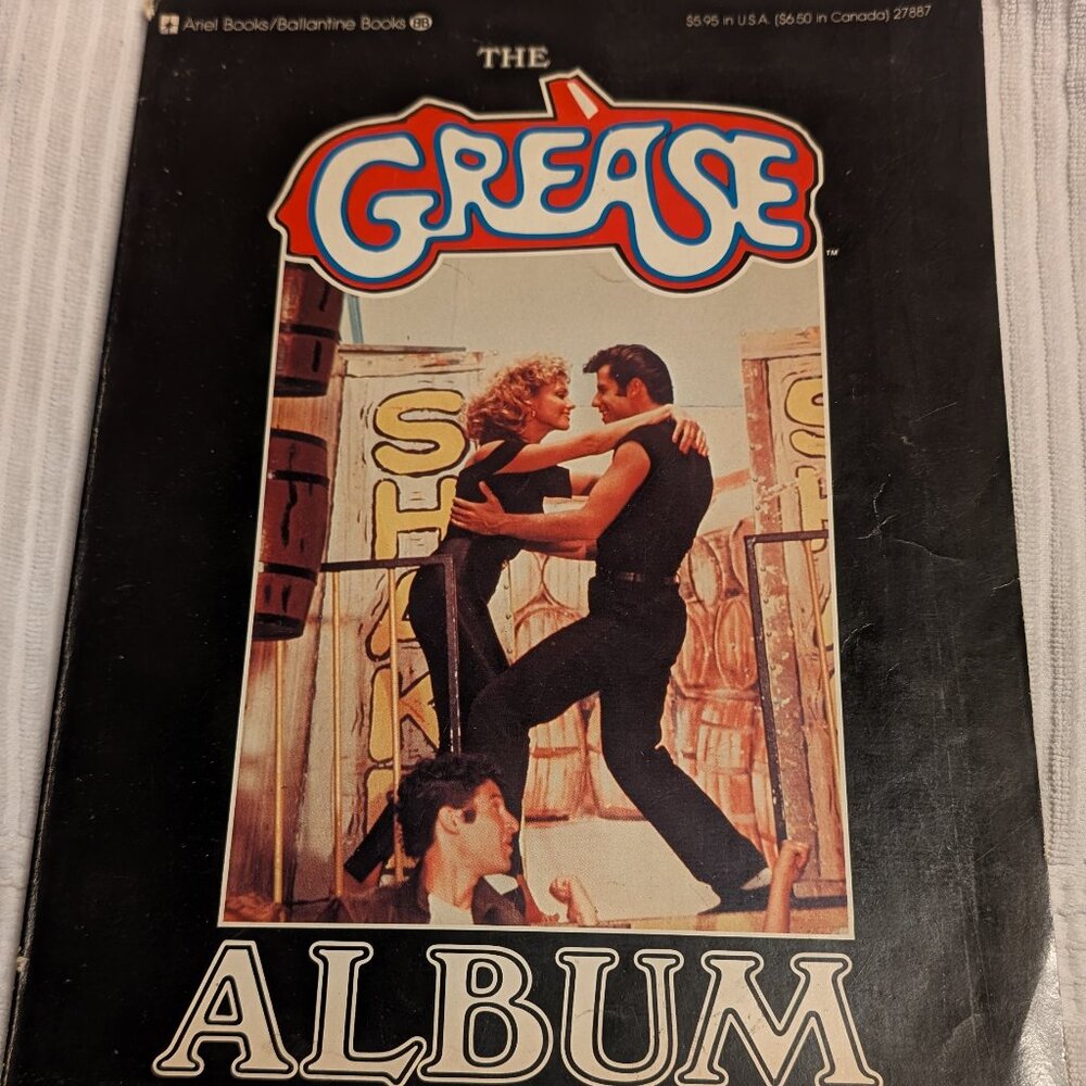The Grease Album Picture Book Ariel Ballantine Books Paramount Pictures 1978